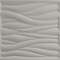 Ekena Millwork 19 5/8in. W x 19 5/8in. H Ripple EnduraWall Decorative 3D Wall Panel Covers 2.67 Sq. Ft. WP20X20RPGHC - alternate 3